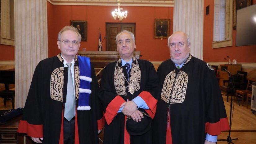 Αναγορεύτηκε επίτιμος διδάκτορας της Νομικής Σχολής του Πανεπιστημίου Αθηνών ο Frank Saliger